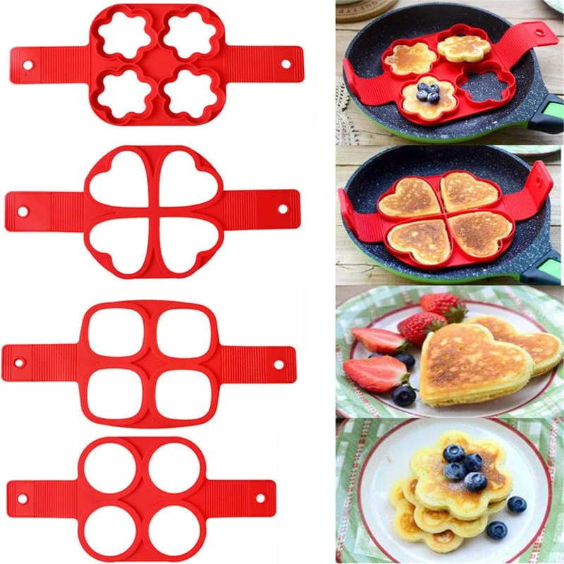 Moules à Pancakes et Gâteaux par lot de 4