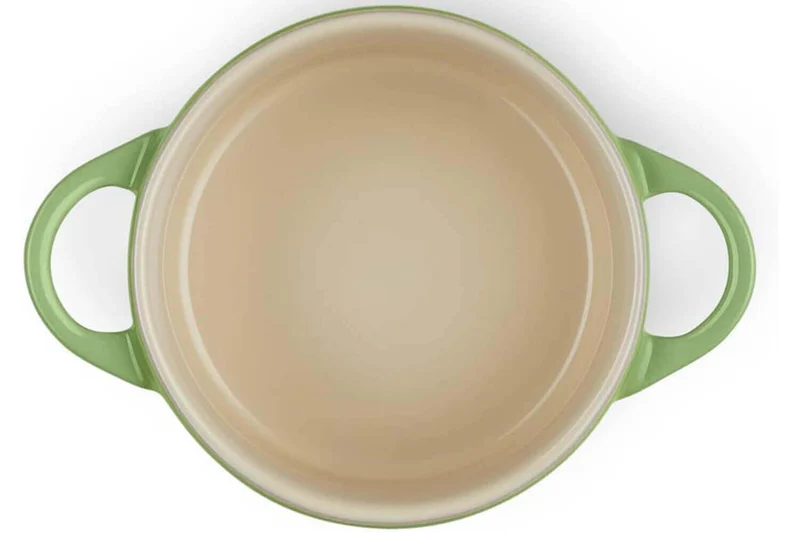 Mini cocotte ronde en céramique Le Creuset 10cm Bambou
