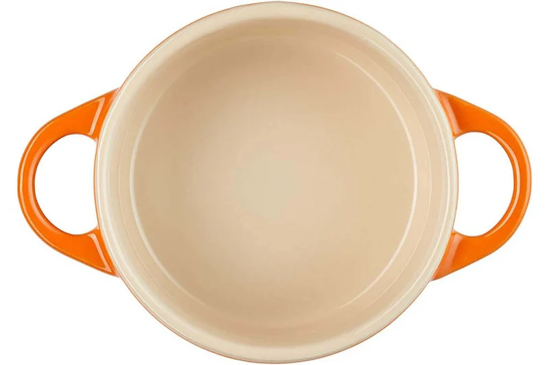 Mini cocotte ronde en céramique Le Creuset 10cm Volcanique