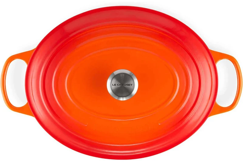 Cocotte ovale en fonte émaillée Le Creuset Signature 33cm Volcanique