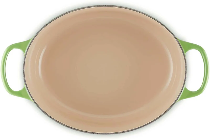 Cocotte ovale en fonte émaillée Le Creuset Signature 29cm Bambou