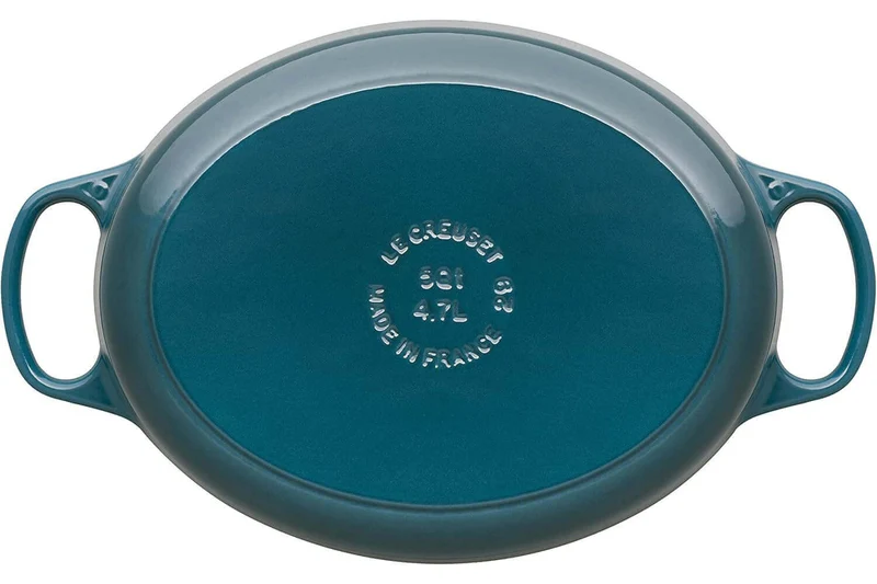 Cocotte ovale en fonte émaillée Le Creuset Signature 29cm Deep Teal