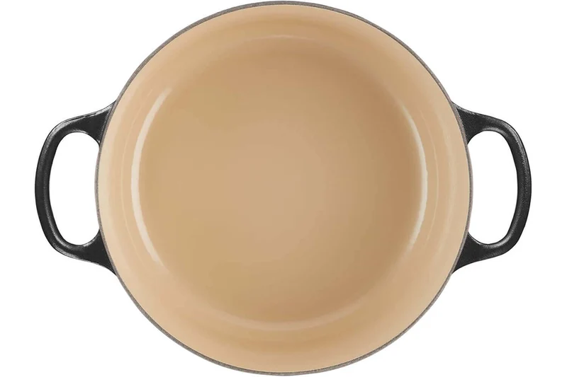 Cocotte ronde en fonte émaillée Le Creuset Signature 28cm Noir Mat