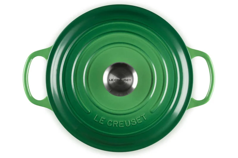 Cocotte ronde en fonte émaillée Le Creuset Signature 24cm Bambou