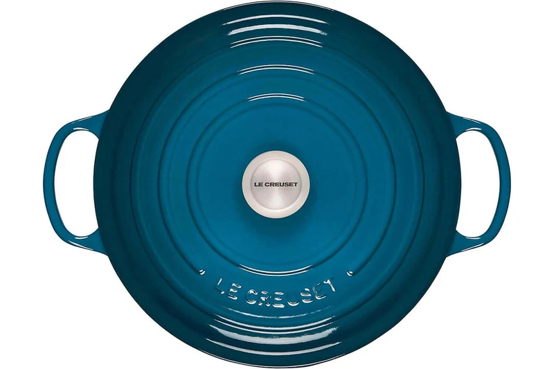 Cocotte ronde en fonte émaillée Le Creuset Signature 24cm Deap Teal