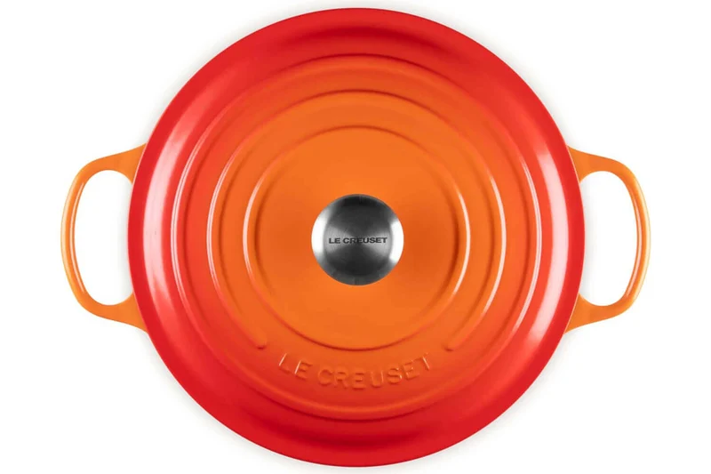 Cocotte ronde en fonte émaillée Le Creuset Signature 24cm Volcanique