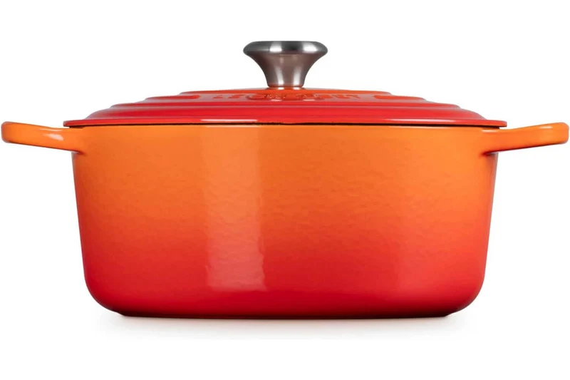 Cocotte ronde en fonte émaillée Le Creuset Signature 24cm Volcanique
