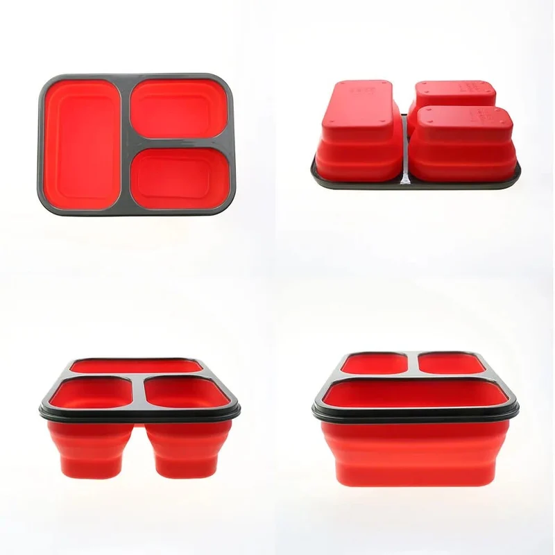 LunchBox Compactable Pliante Double Compartiment