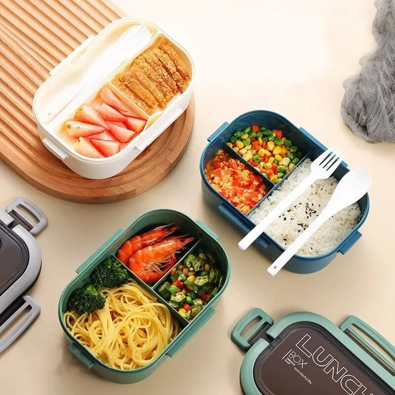 Lunchbox multi-compartiments à 2 étages