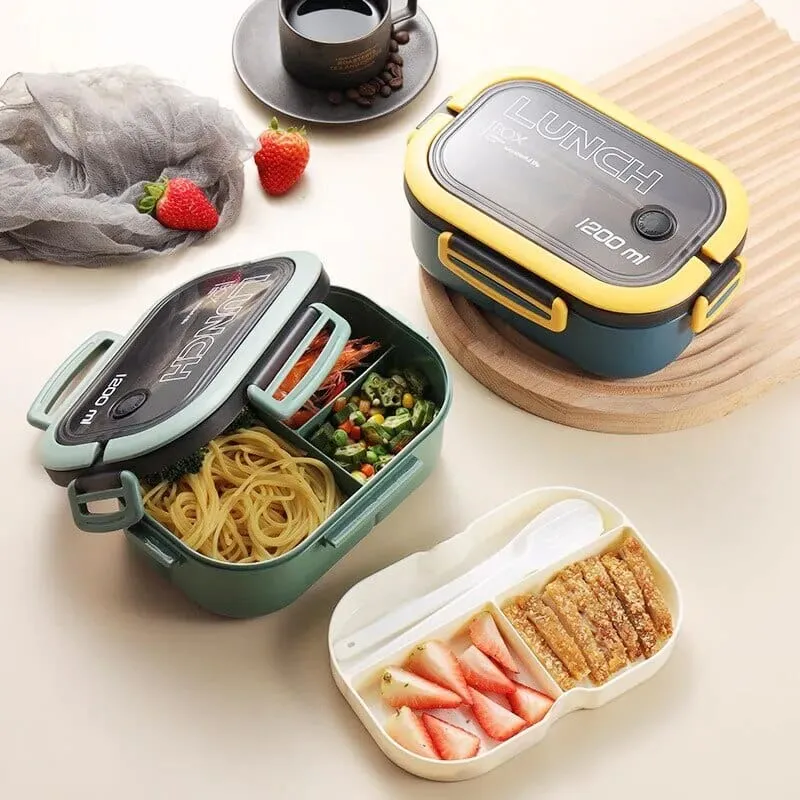 Lunchbox multi-compartiments à 2 étages