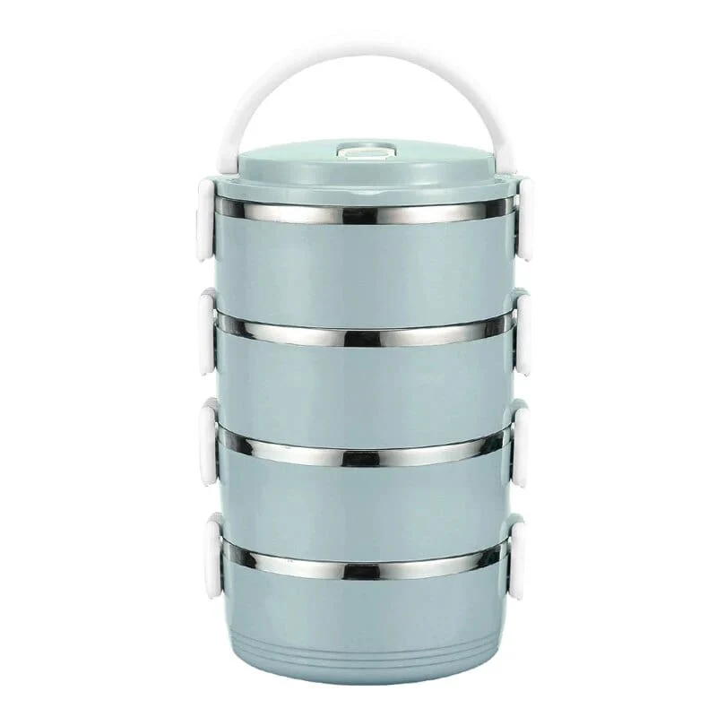 Lunchbox cylindrique multi-compartiments