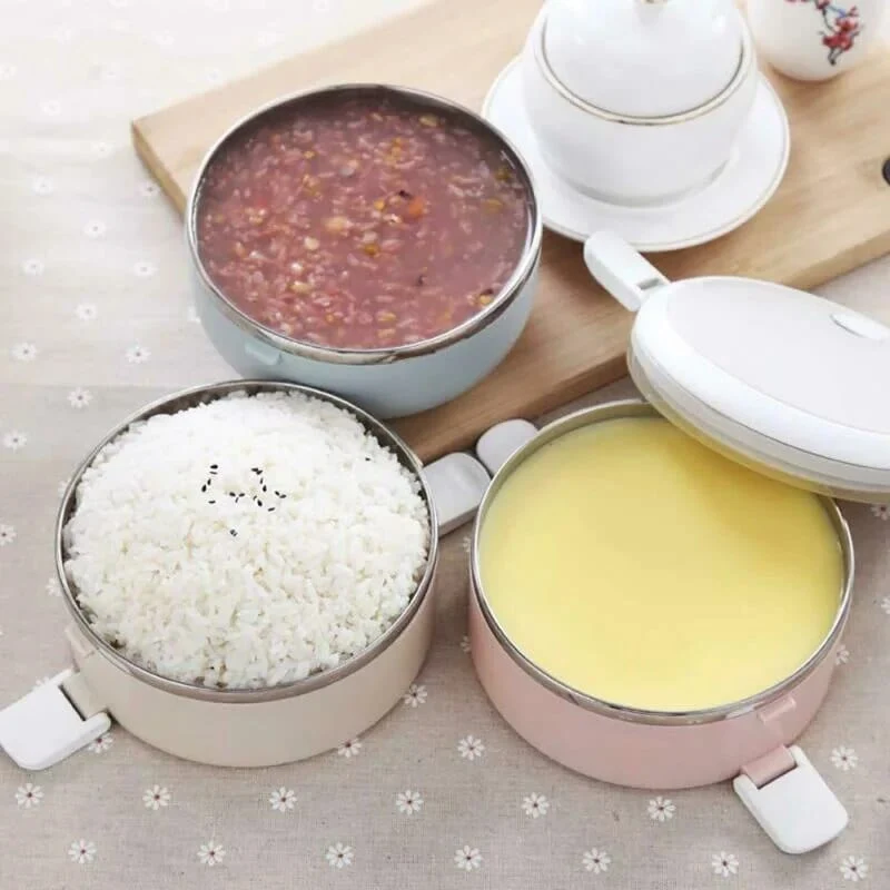 Lunchbox cylindrique multi-compartiments