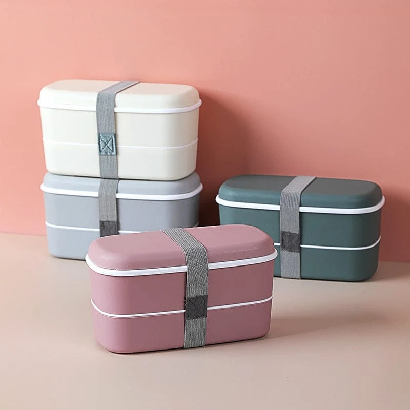 Bento hermétique à double compartiments