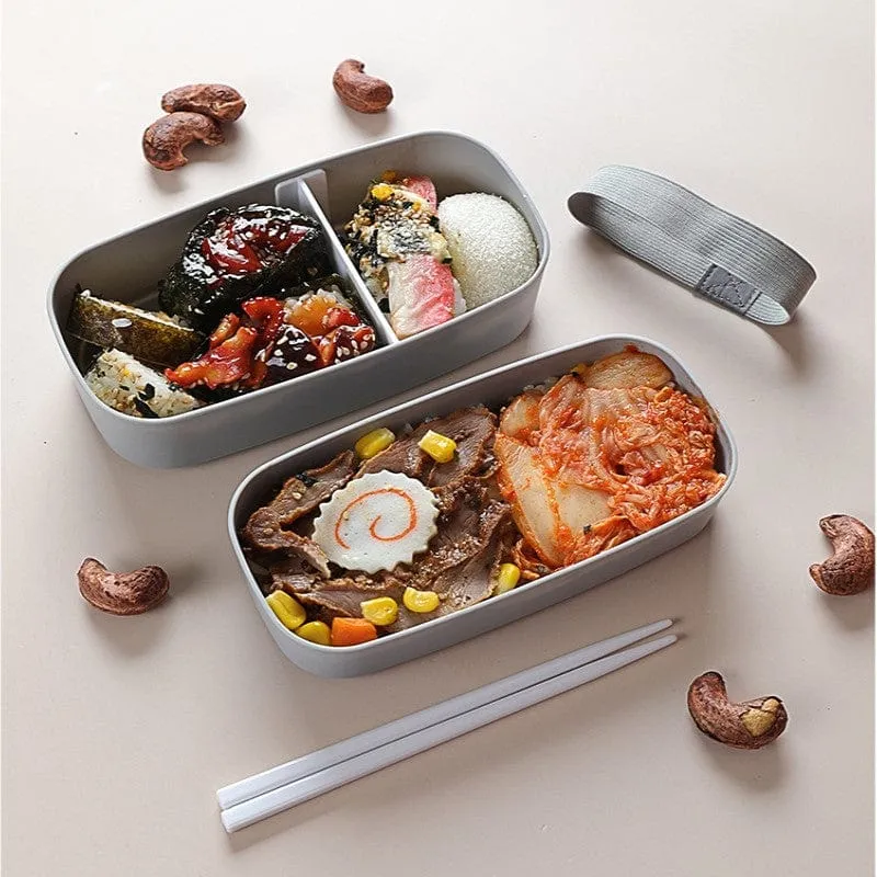 Bento hermétique à double compartiments