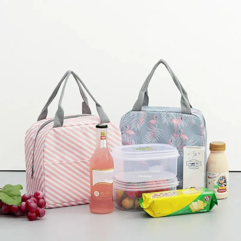 Sac à Lunchbox isotherme en tissu imprimé