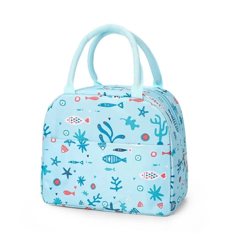 Sac à Lunchbox isotherme en tissu imprimé
