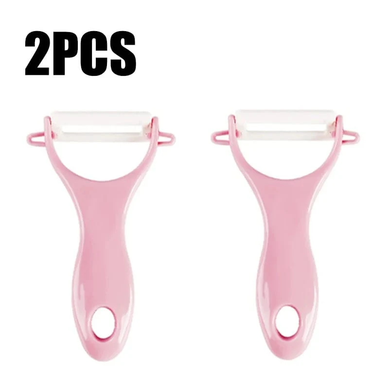 2 Éplucheurs en Y Acier Inoxydable — 7 Couleurs