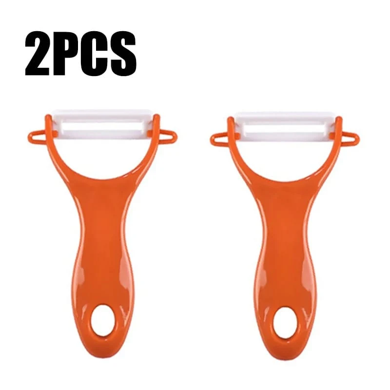 2 Éplucheurs en Y Acier Inoxydable — 7 Couleurs
