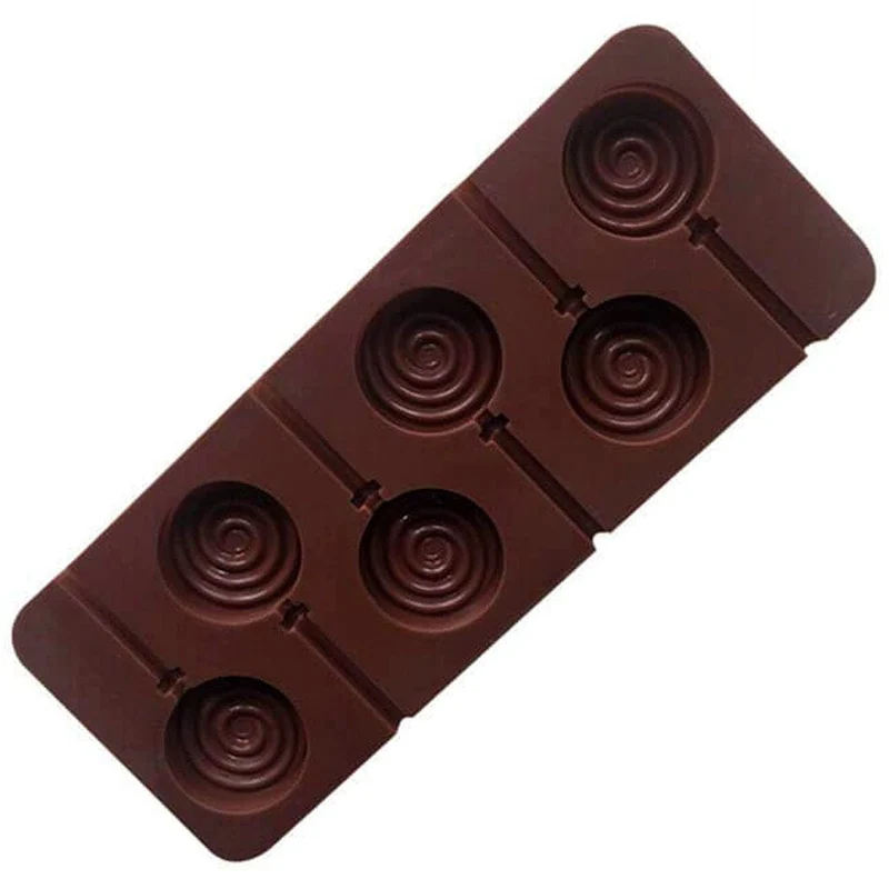 Moule à chocolat Silicone - Sucette Lolipop