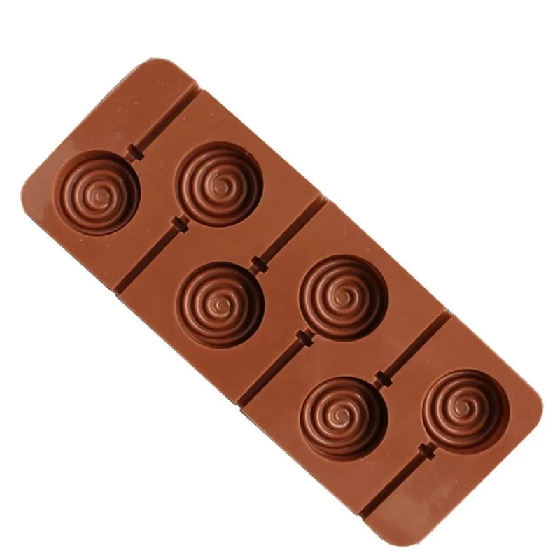 Moule à chocolat Silicone - Sucette Lolipop