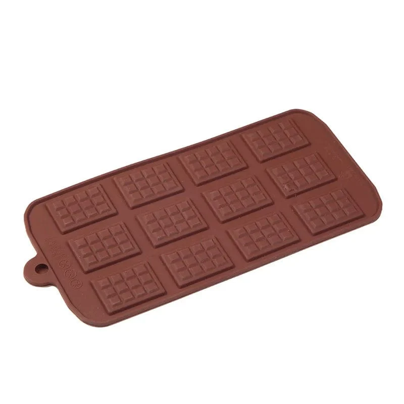 Moule à Chocolat Silicone -12 Tablettes