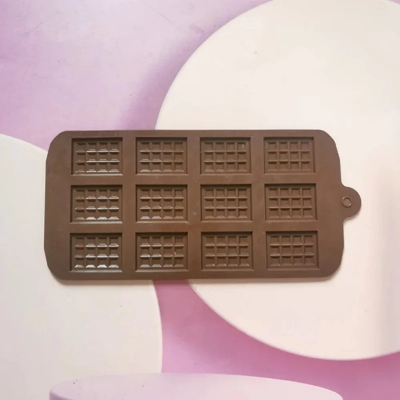 Moule à Chocolat Silicone -12 Tablettes