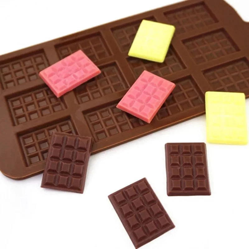 Moule à Chocolat Silicone -12 Tablettes