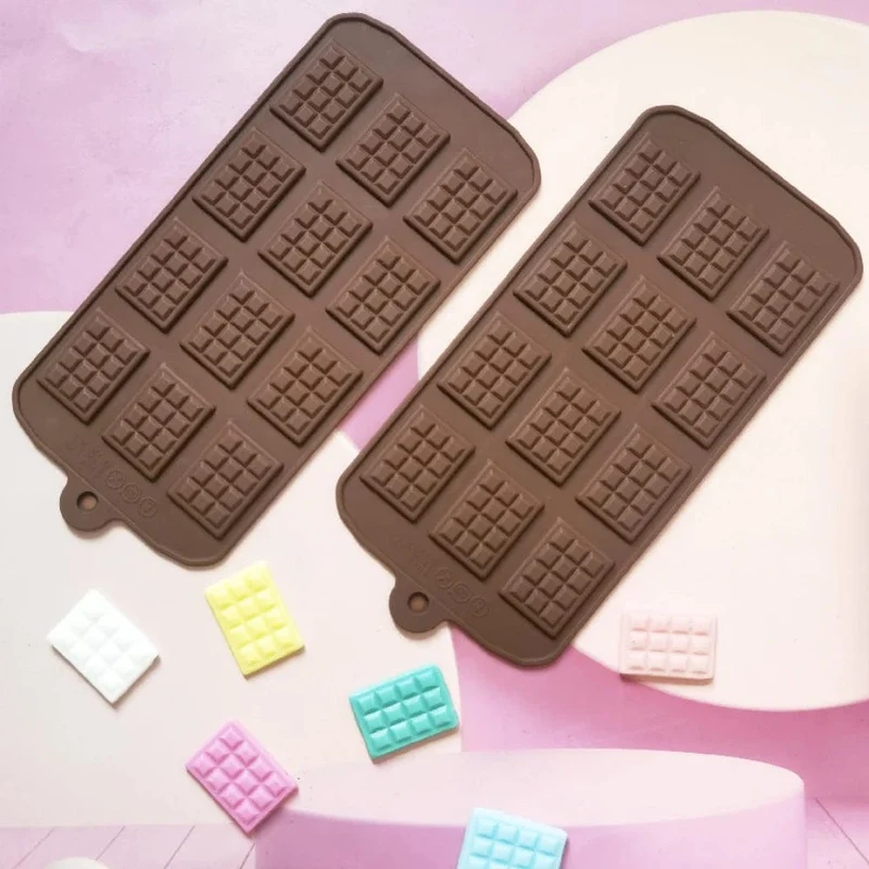 Moule à Chocolat Silicone -12 Tablettes