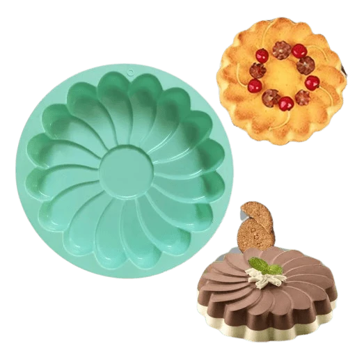 Moule à Gâteaux en Silicone : Forme de Fleur