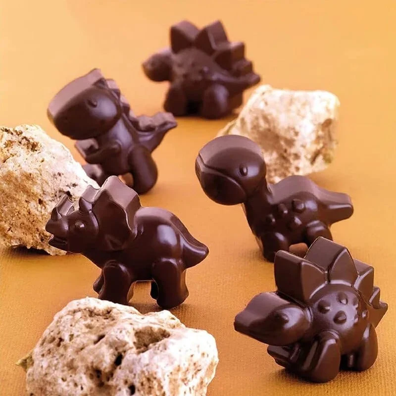 Moule à Chocolat en forme de Dinosaures