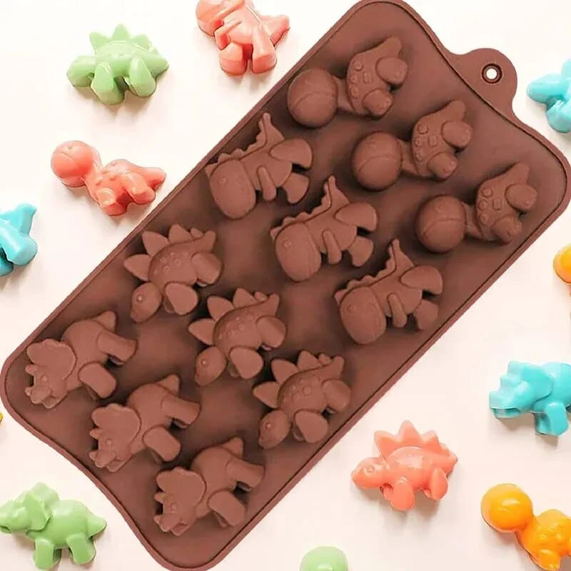 Moule à Chocolat en forme de Dinosaures