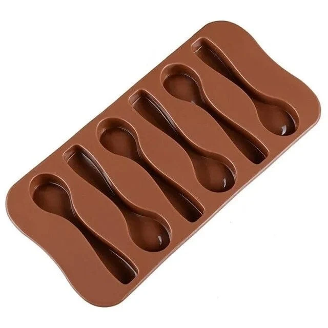 Moule à Chocolat en forme de Cuillère