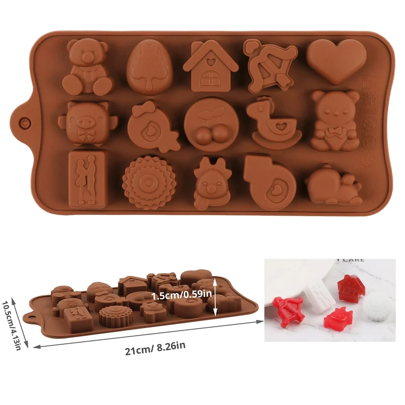 Moules à Chocolat en Silicone