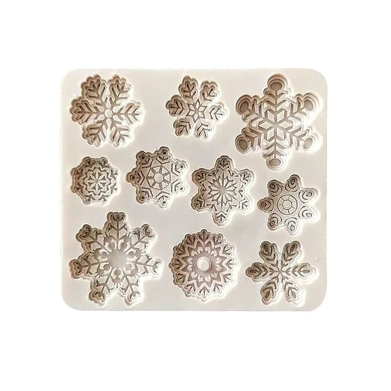 Moule à Gateau en Silicone Flocons de Neige
