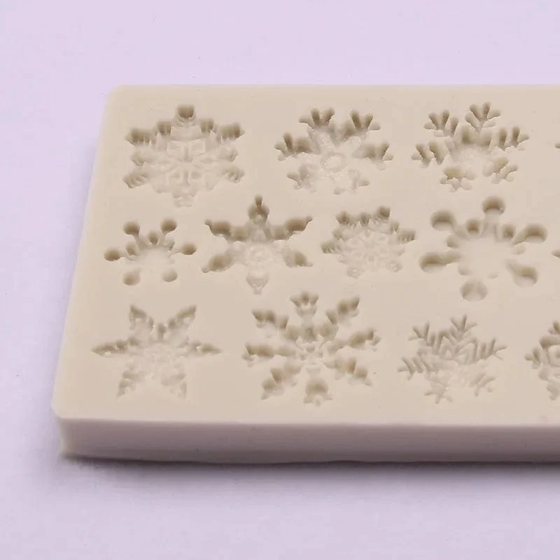 Moule à Gateau en Silicone Flocons de Neige