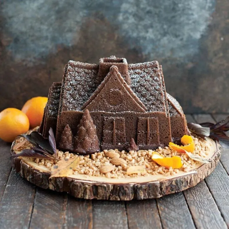 Moule Chalets de Noël 3D en Silicone