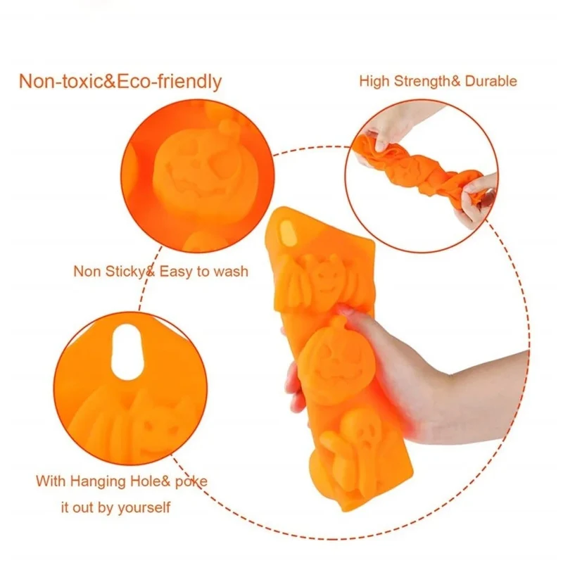Moule à Gâteau en Silicone : Halloween