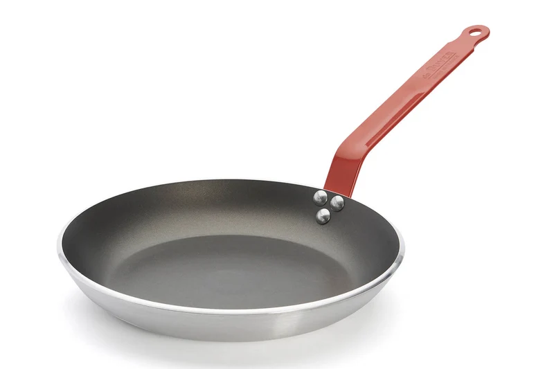 Poêle antiadhésive De Buyer Choc Classic HACCP rouge en aluminium
