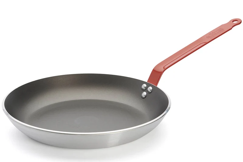 Poêle antiadhésive De Buyer Choc Classic HACCP rouge en aluminium