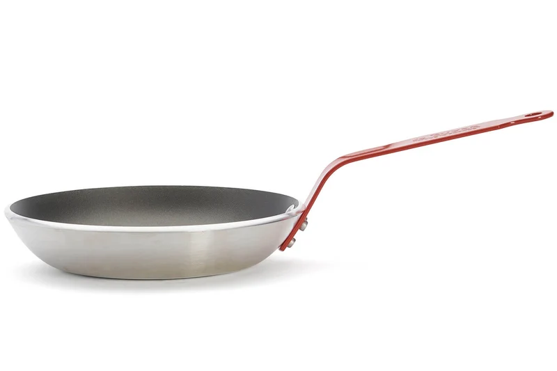 Poêle antiadhésive De Buyer Choc Classic HACCP rouge en aluminium