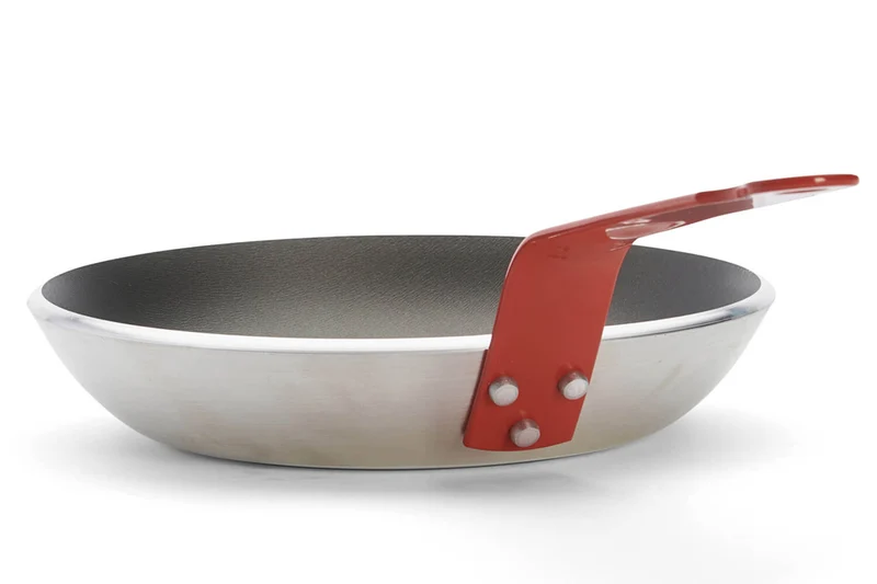 Poêle antiadhésive De Buyer Choc Classic HACCP rouge en aluminium