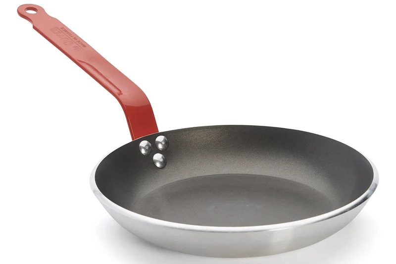 Poêle antiadhésive De Buyer Choc Classic HACCP rouge en aluminium