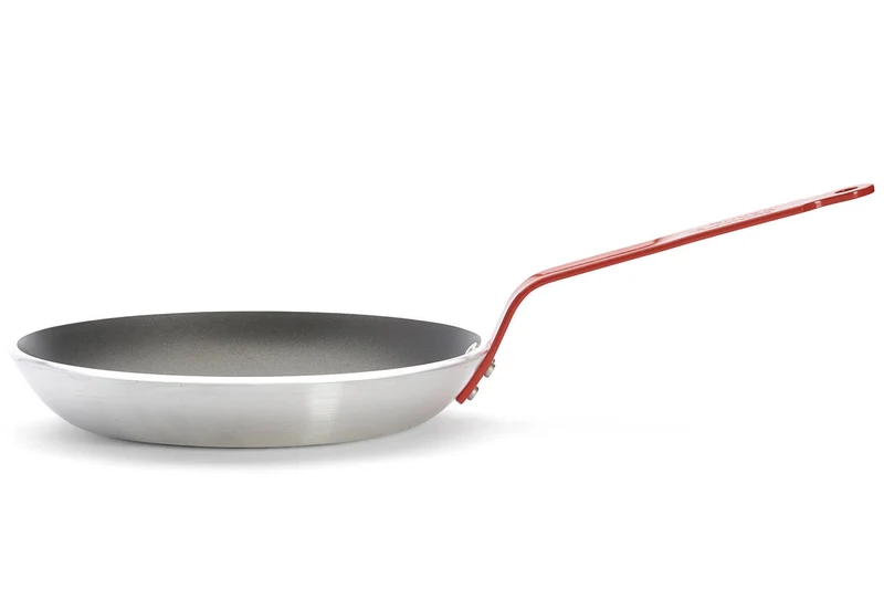 Poêle antiadhésive De Buyer Choc Classic HACCP rouge en aluminium