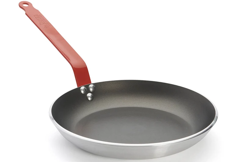 Poêle antiadhésive De Buyer Choc Classic HACCP rouge en aluminium