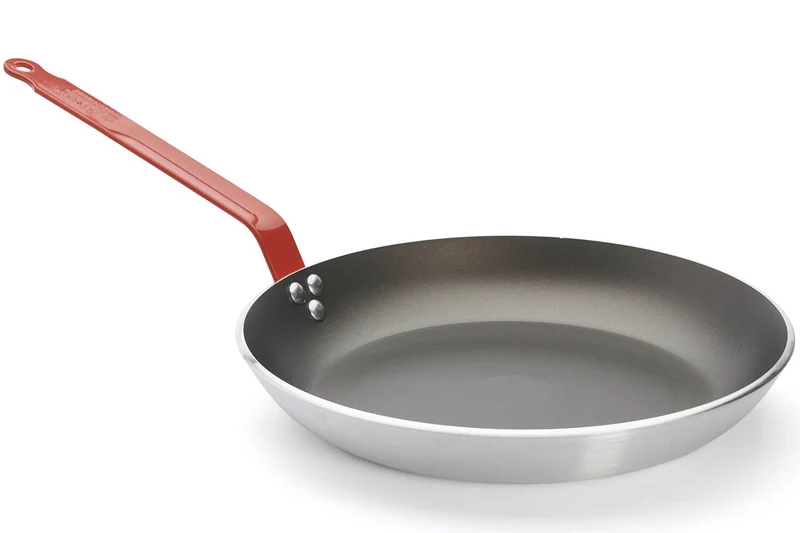 Poêle antiadhésive De Buyer Choc Classic HACCP rouge en aluminium
