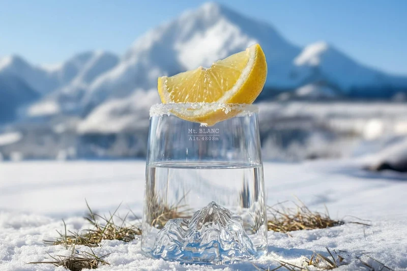 Set de 4 shooters Alaskan Maker Topographic en verre cristallin