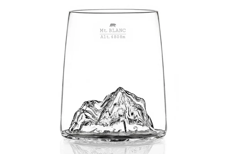 Set de 4 shooters Alaskan Maker Topographic en verre cristallin