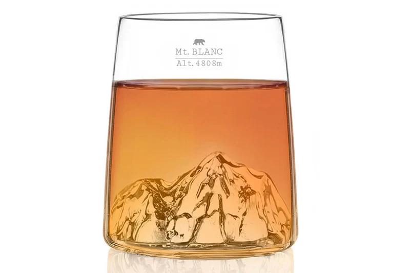 Set de 4 shooters Alaskan Maker Topographic en verre cristallin