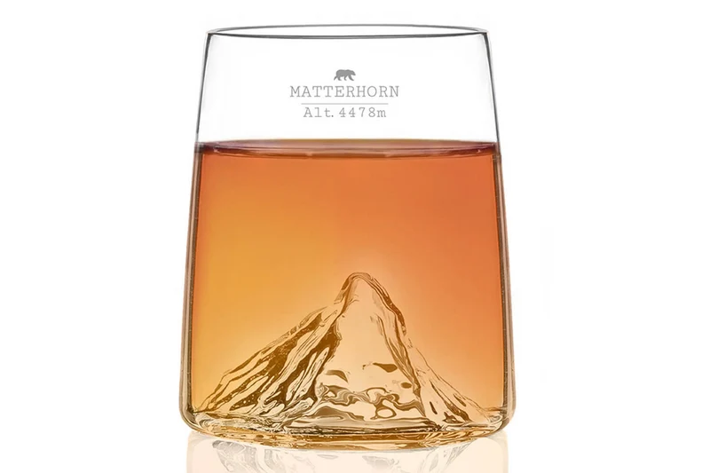 Set de 4 shooters Alaskan Maker Topographic en verre cristallin