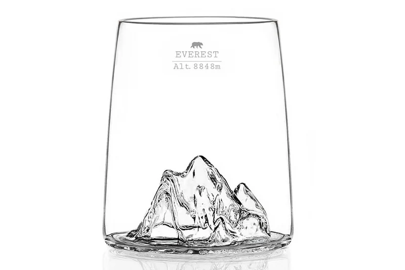 Set de 4 shooters Alaskan Maker Topographic en verre cristallin